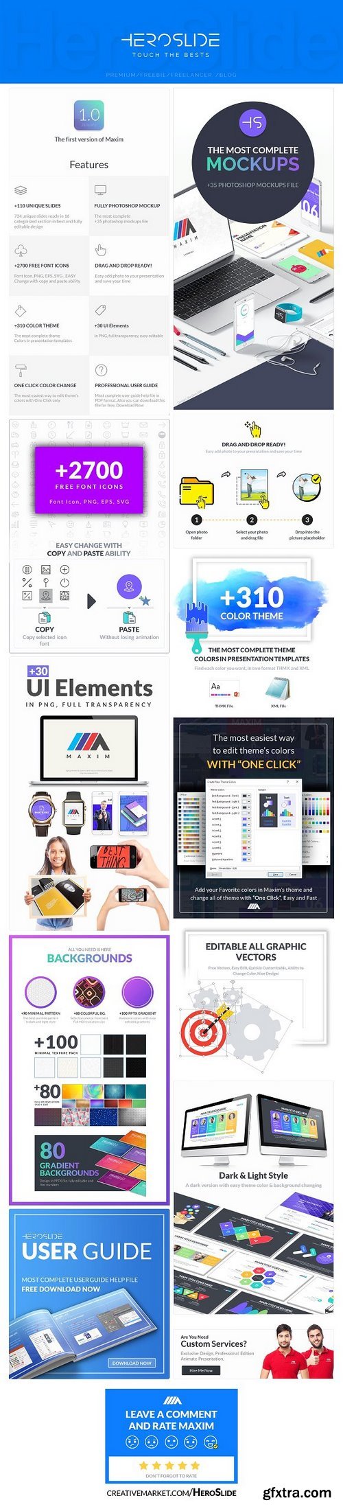 CM -  Pixel , Business Powerpoint Template 1347433