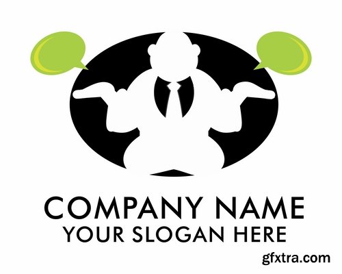 Vector logo illustration of the business campaign 32-25 EPS