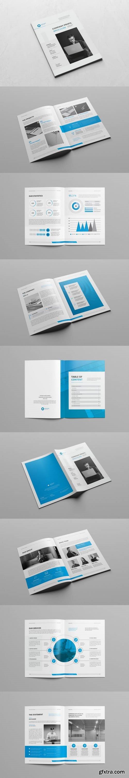 Blue Corporate Brochure