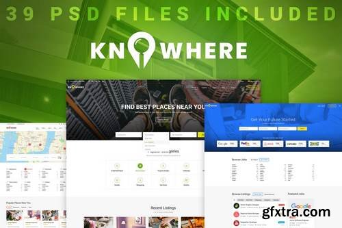 ThemeForest - Knowhere - Multipurpose Directory PSD Template