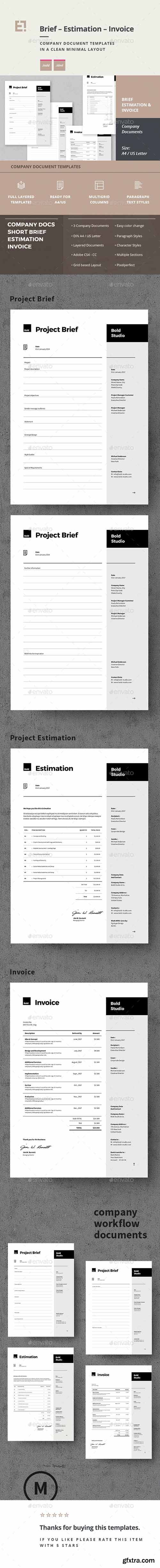 Graphicriver - Invoice Estimation Brief 20668760