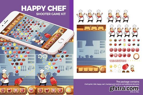 CM - Happy Chef Ball Shooter Game Kit 1821604