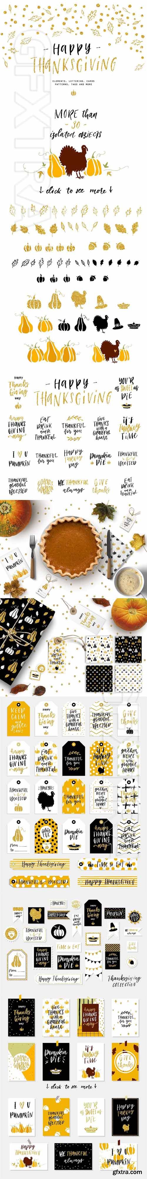 CreativeMarket - Happy Thanksgiving 1863643 CreativeMarket - Happy Thanksgiving 1863643