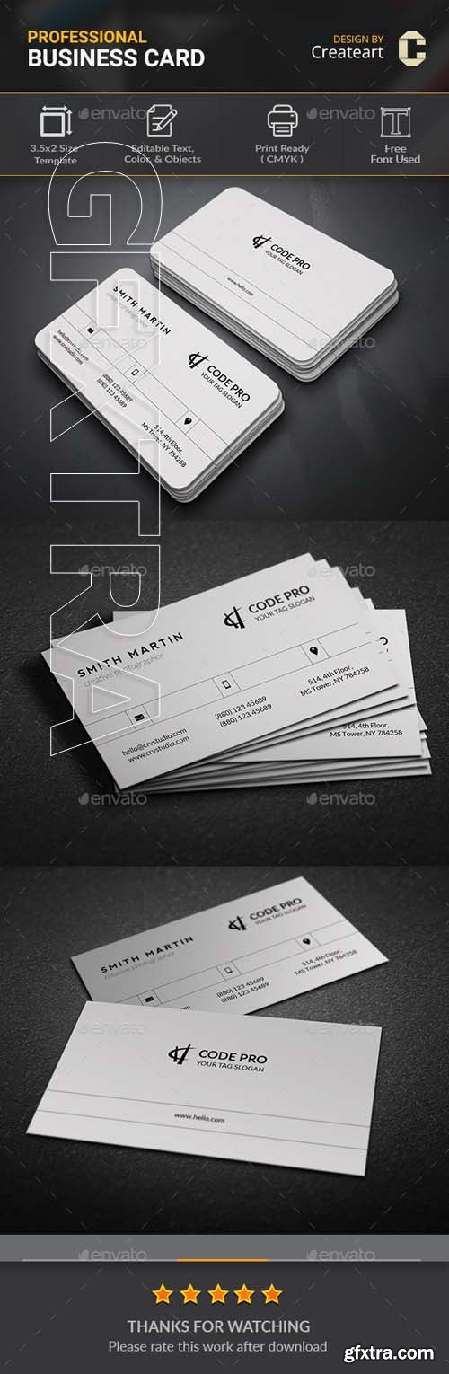 GraphicRiver - Simple Business Card 20656958