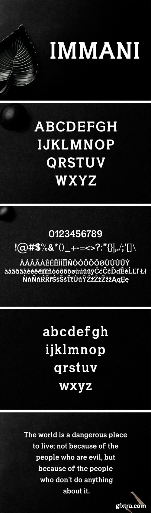 CM - Immani 2 Font Family Pack 1867012