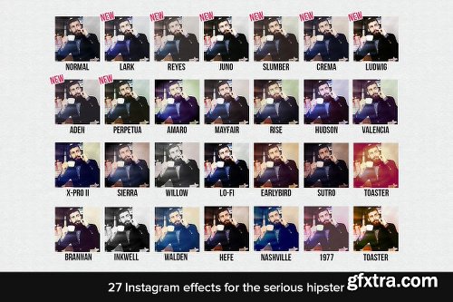 CreativeMarket Instant Hipster - Instagram Actions 2987