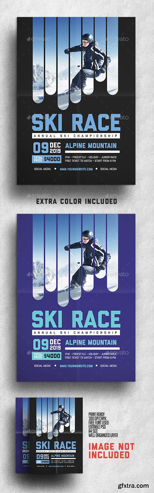 Graphicriver - Ski Race Flyer 18679743