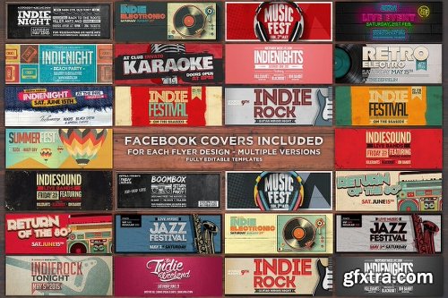 100+ Professional Flyer Templates and Facebook Covers