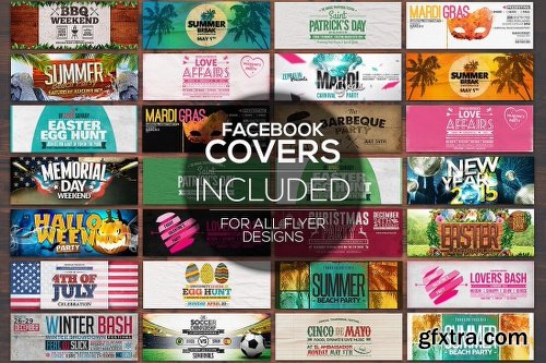 100+ Professional Flyer Templates and Facebook Covers