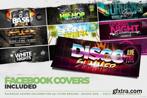 100+ Professional Flyer Templates and Facebook Covers