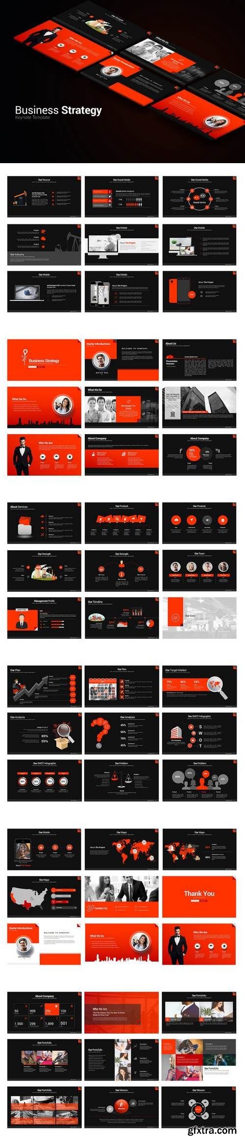 Business Strategy Keynote Templates