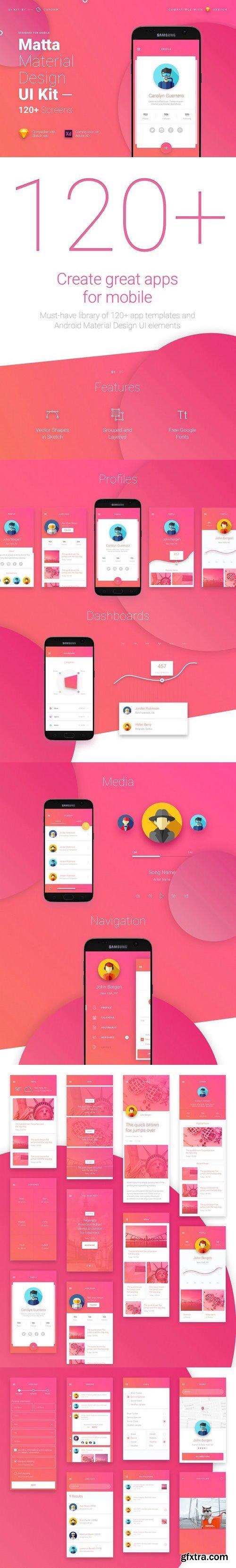 CM -  Material Design Mobile UI Kit 1517525