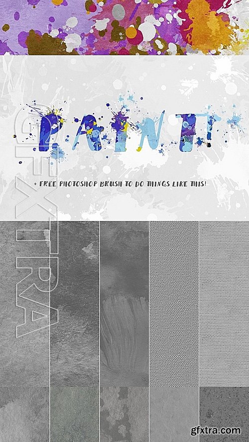 CreativeMarket 50 Paint Splatter Backgrounds 1375955