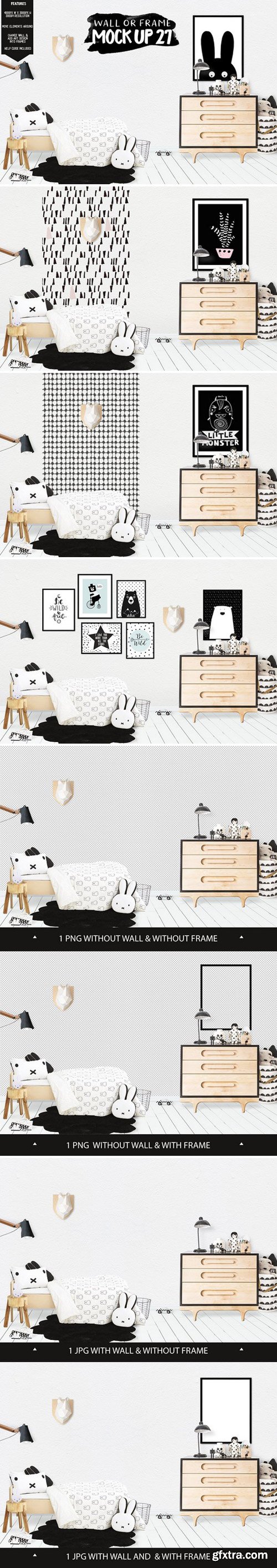 CM - Kids Room Wall/Frame Mock Up 27 1833032