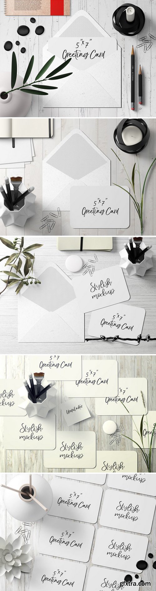 CM - 7x5 Greeting Card Mockup Pack - 1 1834403