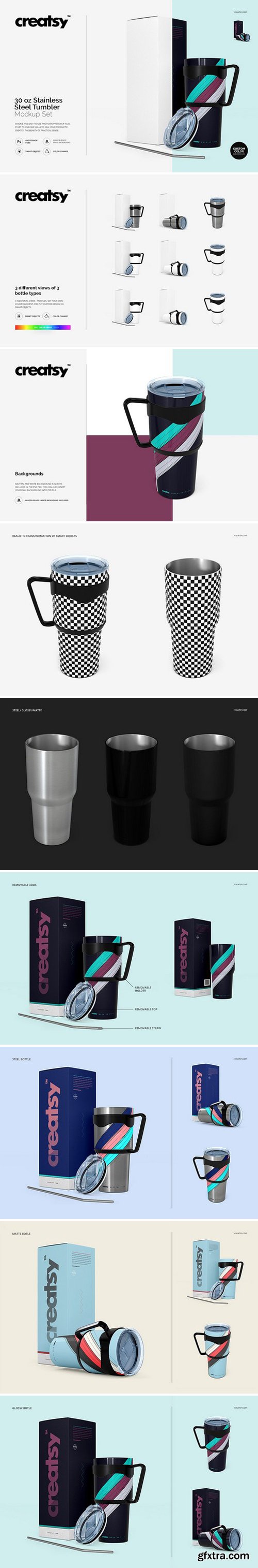 CM - Stainless Steel Tumbler 30oz Mockup 1821457