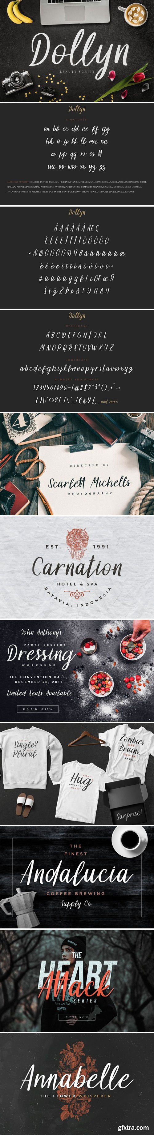 CM - Dollyn Script - Casual Playful Font 1817721