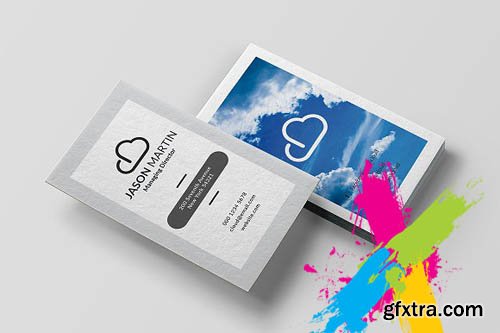 CreativeMarket - Cloud Business Card 1904582