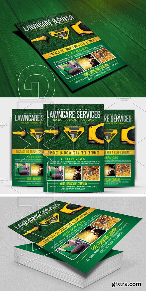 CreativeMarket - Lawn & Garden Care Flyer Template 1904573