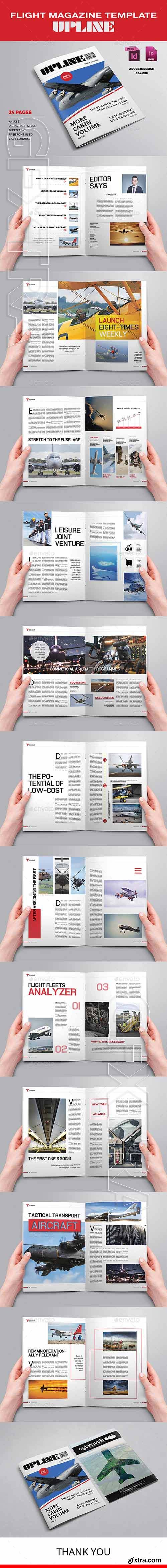 GraphicRiver - Flight Magazine Template - Upline 20670965