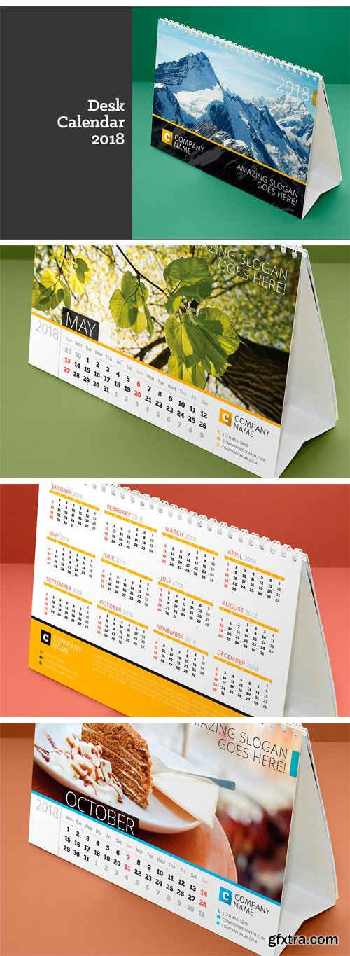 CM - Desk Calendar 2018 (DC23) 1867819