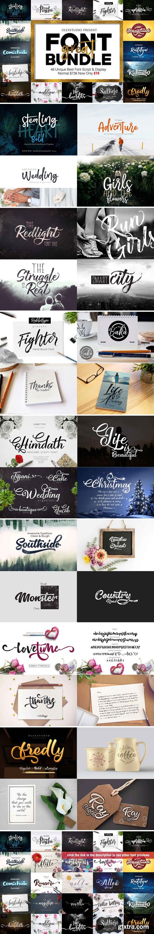 CM - great FONT BUNDLE 1818935