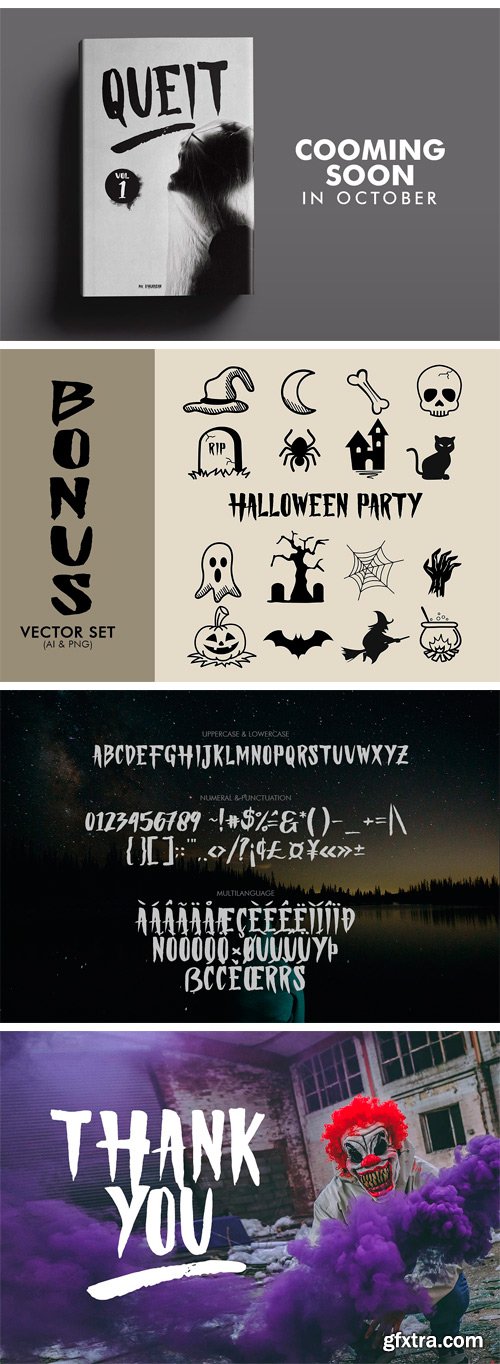 CM - Gloomy Night Display Font 1857433