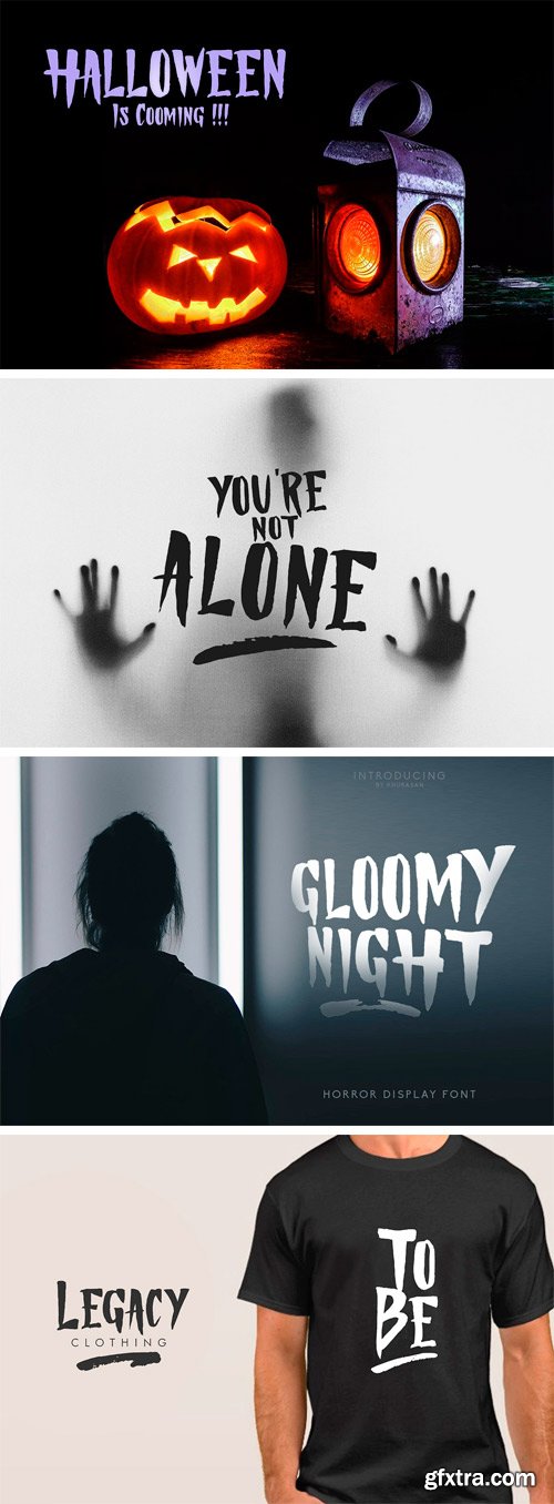 CM - Gloomy Night Display Font 1857433