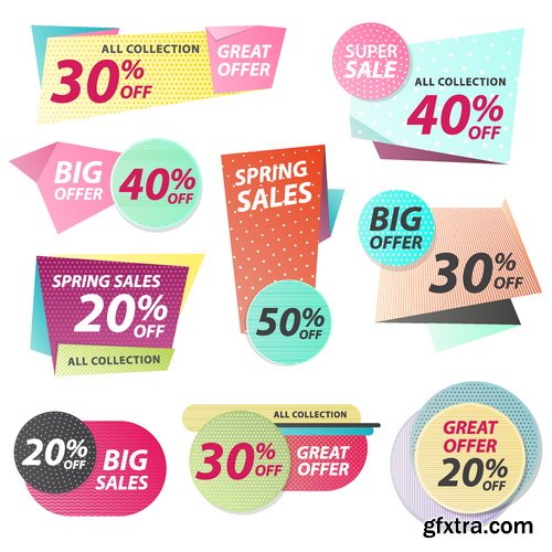 Vectors - Sale Different Elements 41