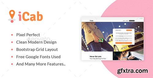 GR - iCab Booking Landing Page Template 20705438