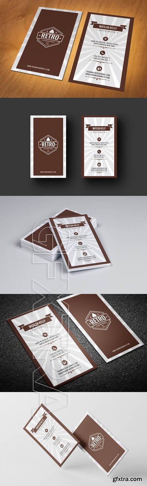 CreativeMarket - Retro Business Card 1842015