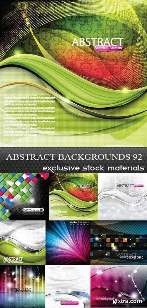 Collection of Vector Abstract Backgrounds Vol.92, 25xEPS