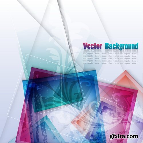 Collection of Vector Abstract Backgrounds Vol.91