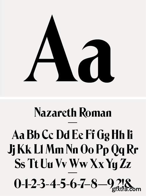 Nazareth Roman Typeface