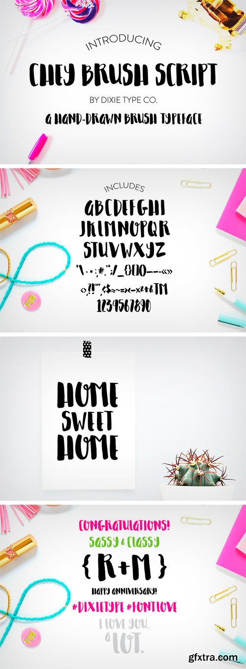 CM - CHEY BRUSH SCRIPT Font 1884627