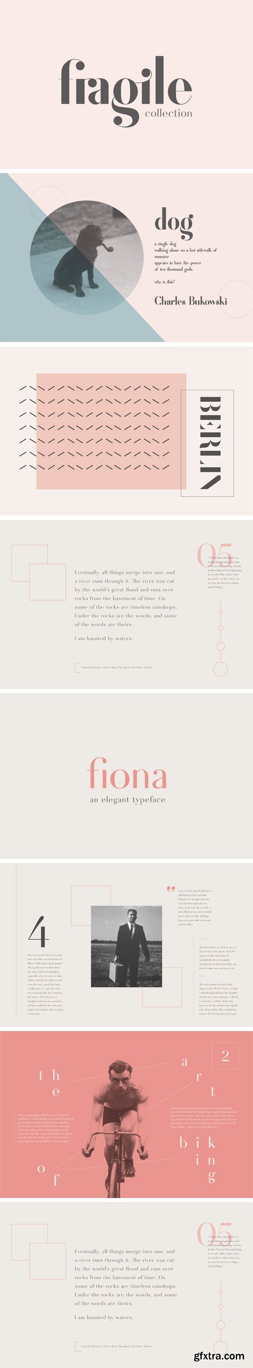 CM - Fragile Collection (Font Bundle) 1879961