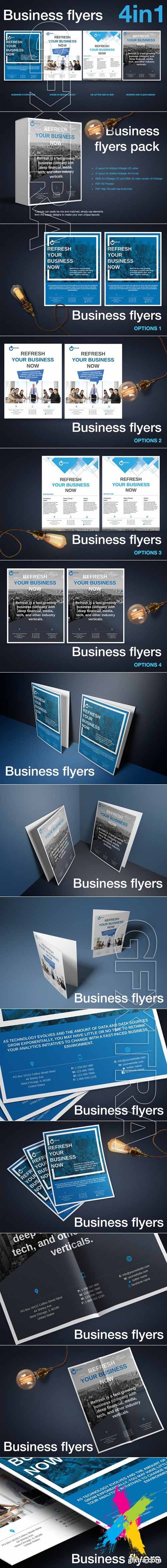 CreativeMarket - Multipurpose Business Flyer Pack v.2 1918652