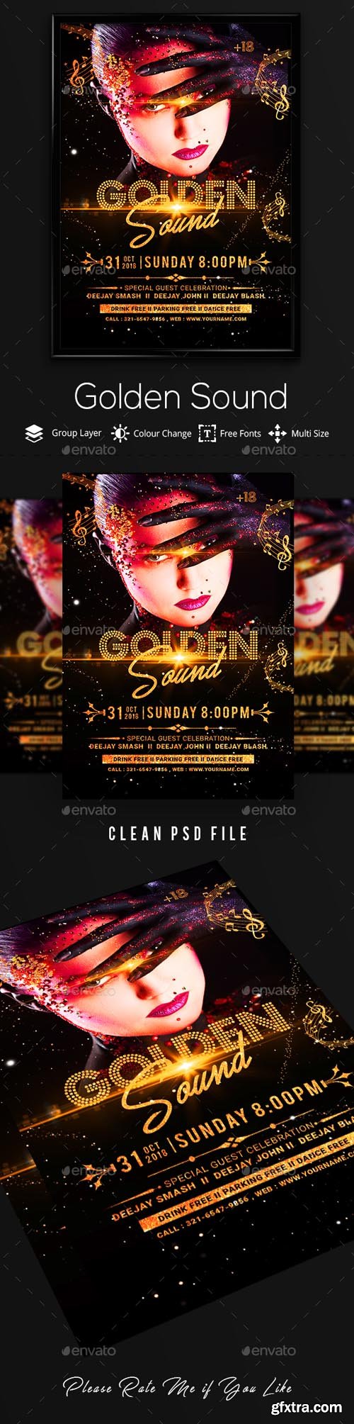 GR - Golden Party Flyer 20735965