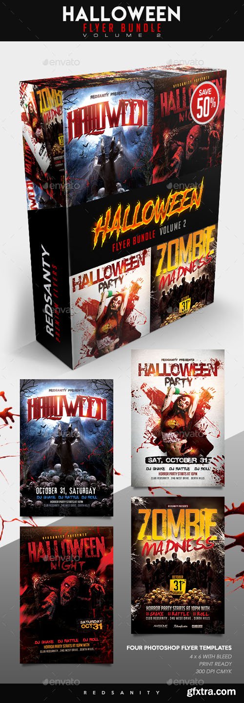 GR - Halloween Flyer Bundle Vol.2 20735869