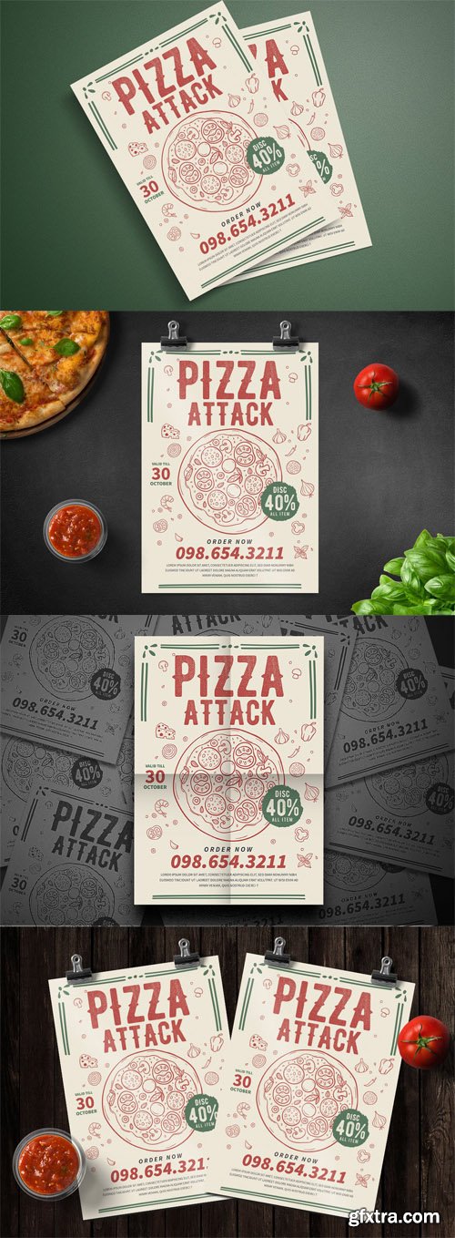 Pizza Party Flyer