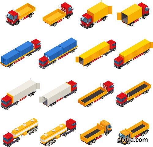 Vectors - Isometric Cars Set 5