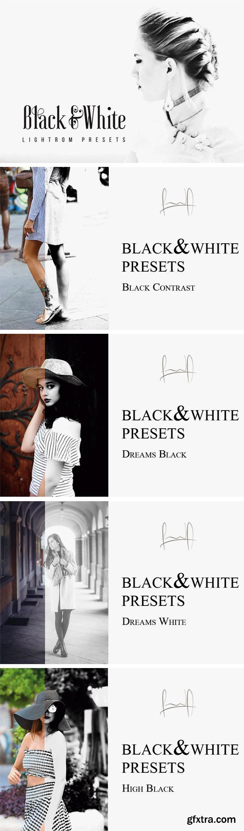CM - Black & White Lightroom Presets 1884026