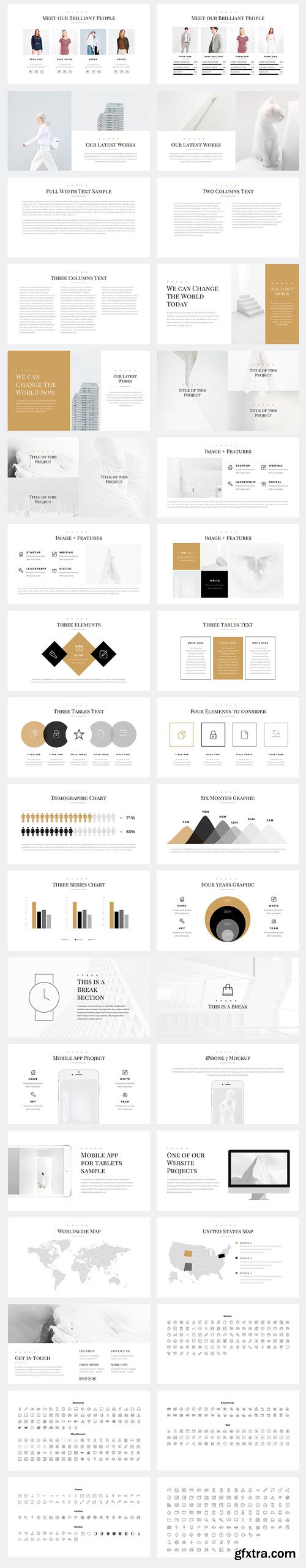 CM - Spark Minimal Google Slides Template 1884088