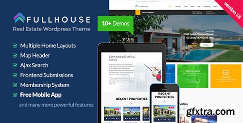 ThemeForest - FullHouse v1.1.0 - Real Estate Responsive WordPress Theme - 16179481