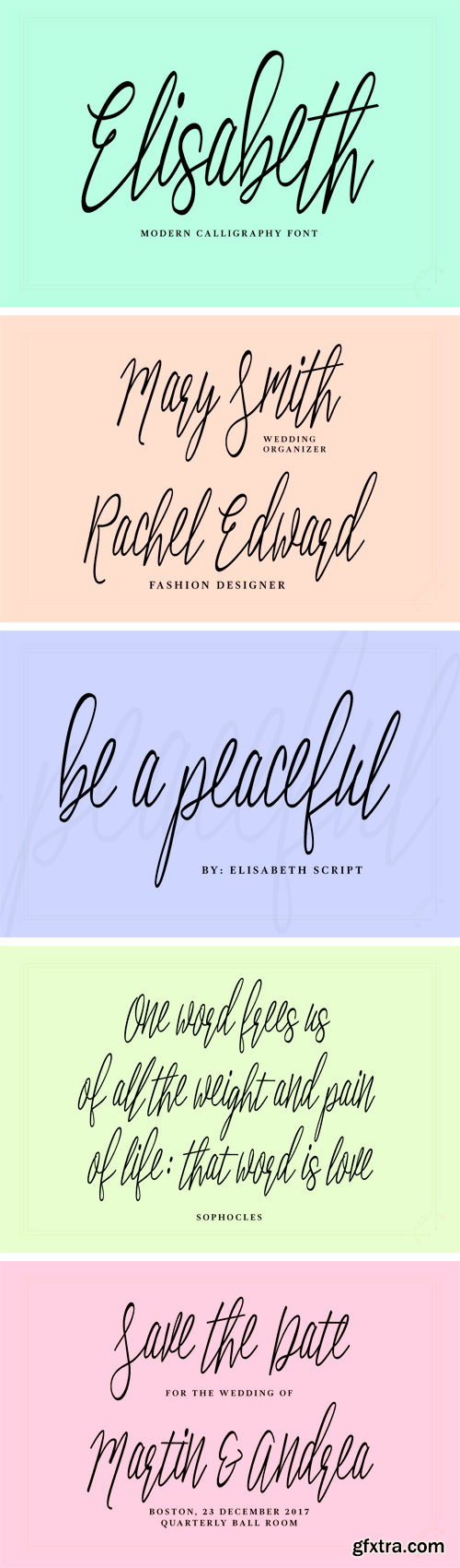 CM - Elisabeth Script Font 1880800