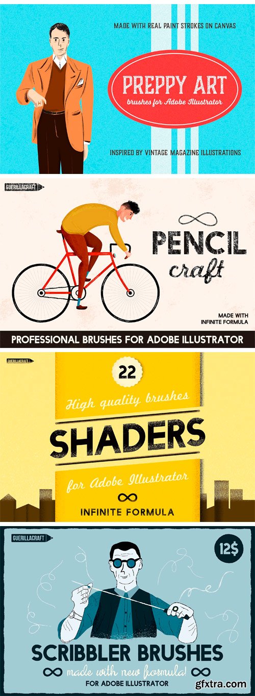 CM - Big Bundle of Illustrator Brushes 1880993