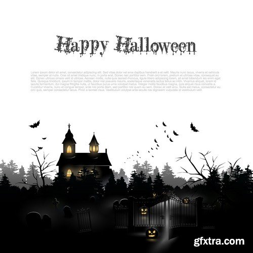 Stock Vectors - Halloween 2 x 25 EPS