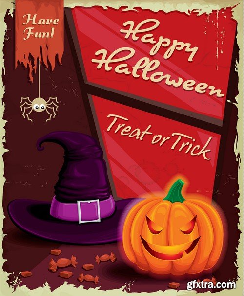 Stock Vectors - Halloween 3 25XEPS