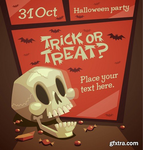 Stock Vectors - Halloween 3 25XEPS