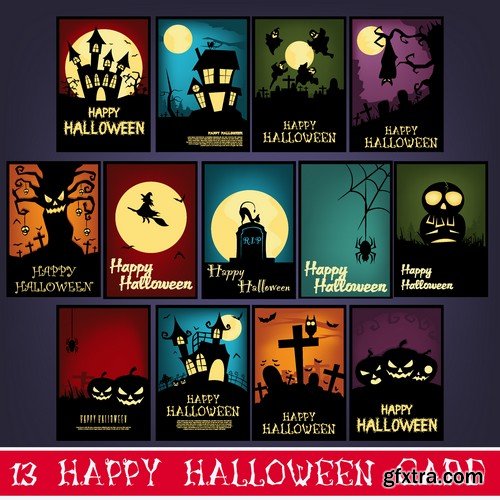 Stock Vectors - Halloween 3 25XEPS